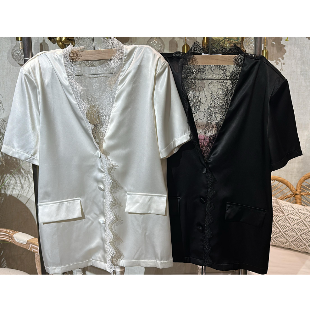 JAC-CCG0329-176 蕾絲邊外套 (A176)