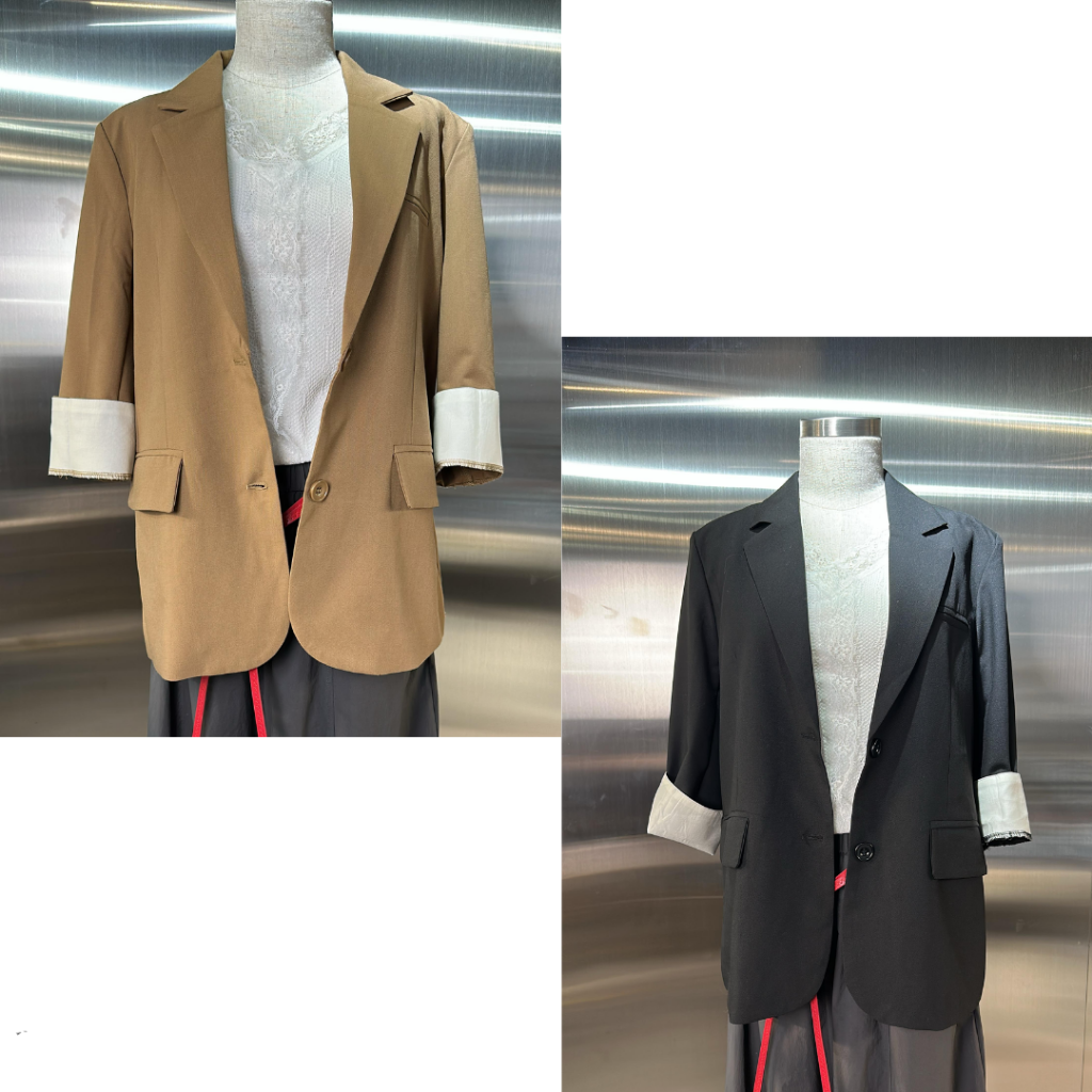 JAC-CCG0329-189 西裝外套 (A189啡/B189黑)