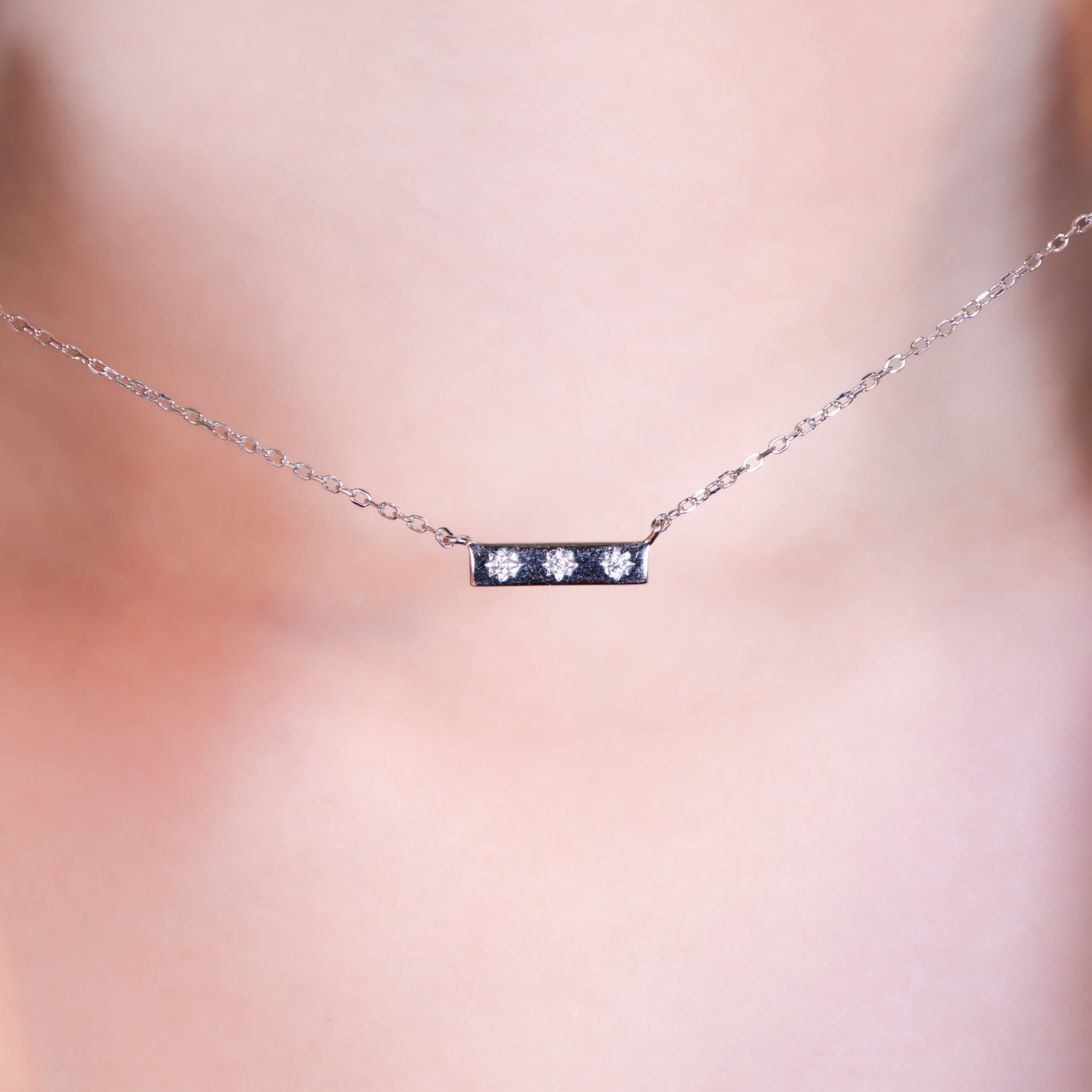 | 925純銀・白金 | 專一項鍊 | NE1629 |