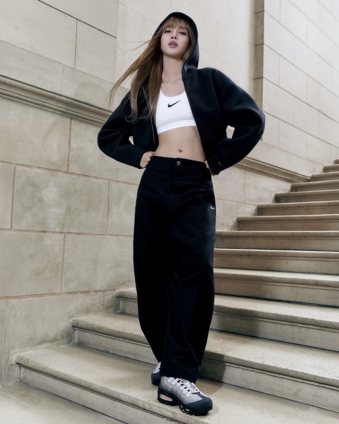 NIKE AIR MAX 95 "PINK FOAM" 灰粉 淡粉 漸層 LISA代言同款 復刻版 緩震 氣墊 女鞋 HJ5996-001 / 預購