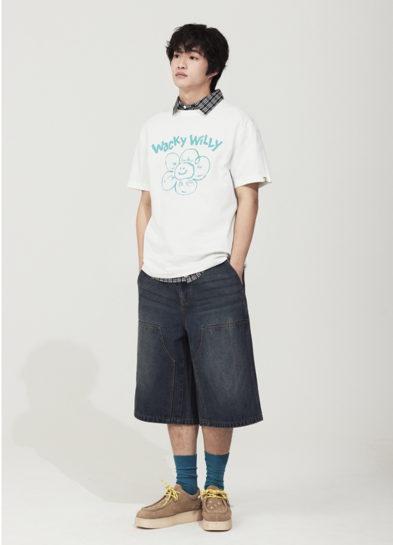 【入LIVECODE一件減至$238😱🔥！】【2026首次春夏封館😍】【WACKY WILLY】Signature Big Lily Short Sleeve T-shirt