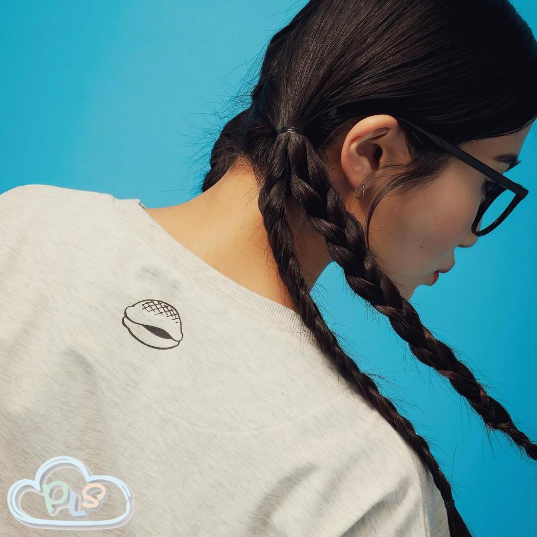 現貨 2pc Set 男女同款休閒套裝（GENTLE FUTURE） 多啦A夢 Global Work 淺麻灰色 #22975-1