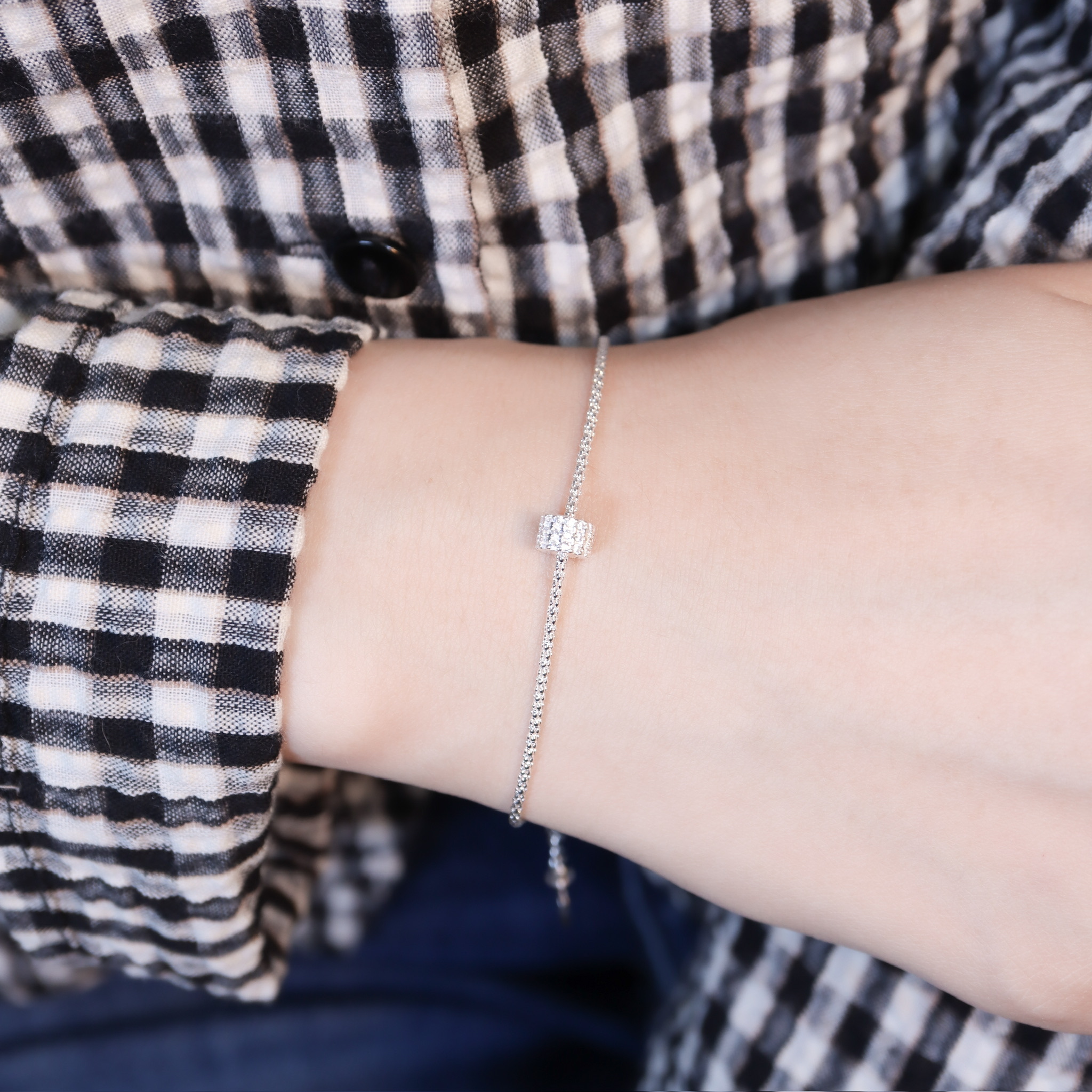 | 925銀丨簡單小鈴鼓手鏈  | BR1550 |