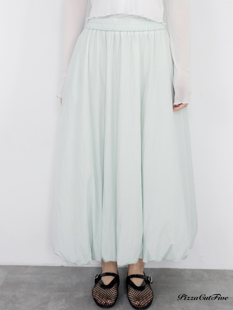 花苞輪廓中長裙 PizzaCutFive PCF262492025