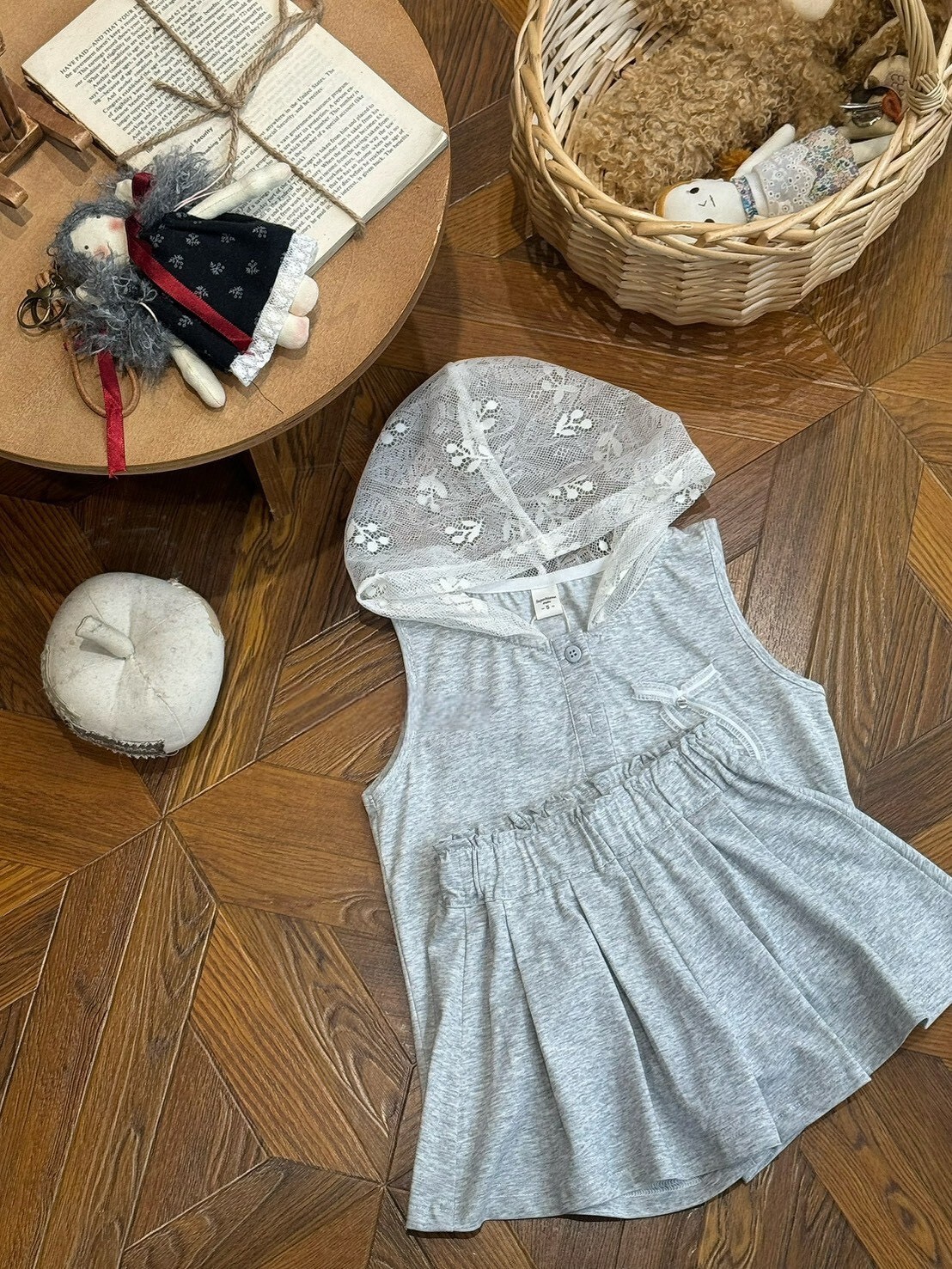 奶油灰甜甜套裝