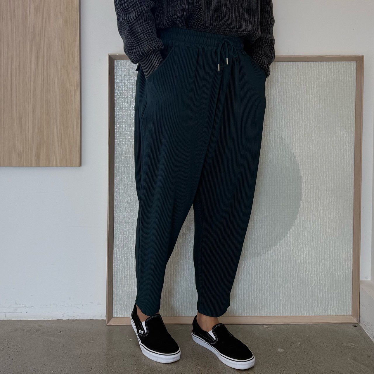 淨色鬆身褲 PEACOCK-171P