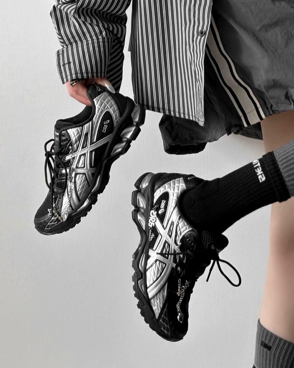 <國外限定🔥>Asics GEL-Nimbus 10.1 陰陽 未來感 液態黑銀