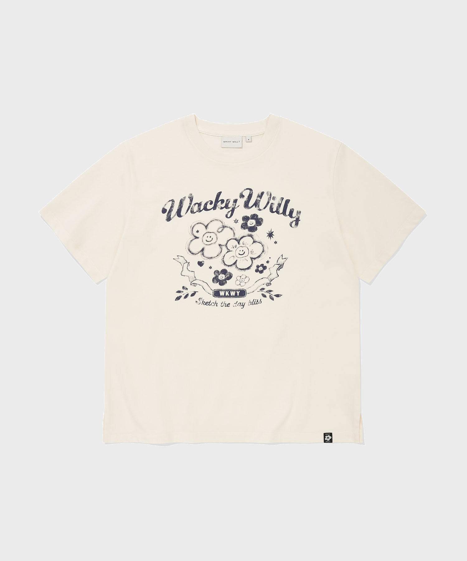 【入LIVECODE一件減至$238😱🔥！】【2026首次春夏封館😍】【WACKY WILLY】Women's Big Lily Vintage Short Sleeve T-shirt
