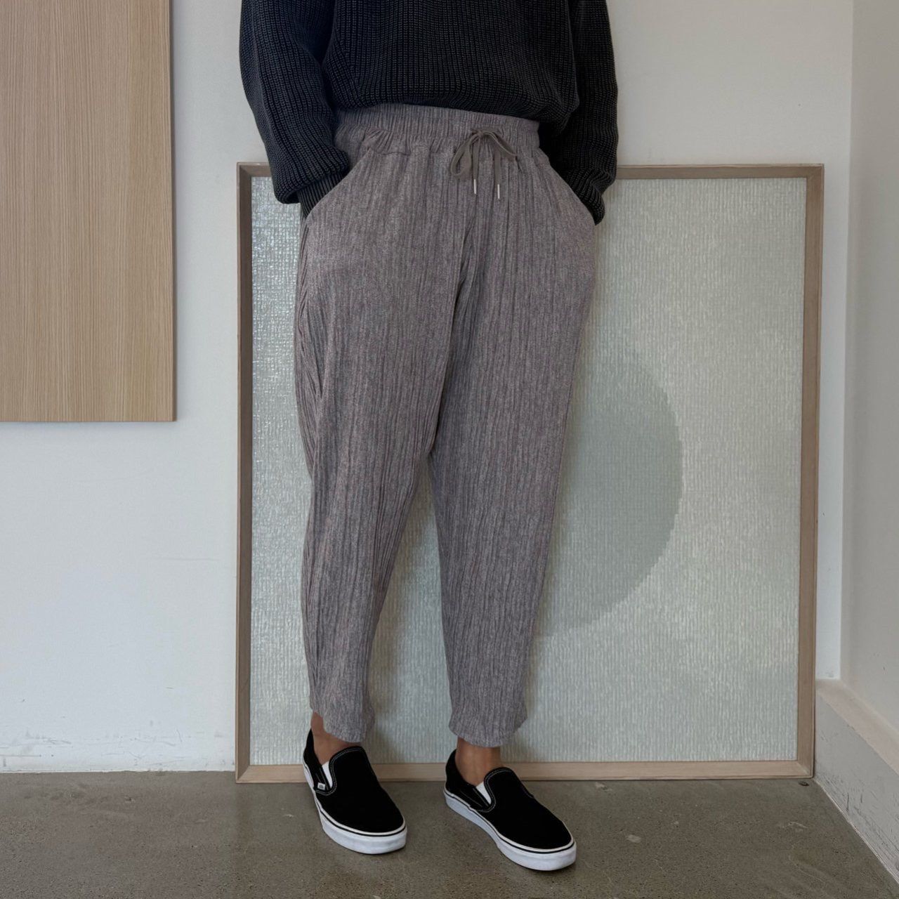 淨色鬆身褲 PEACOCK-173P