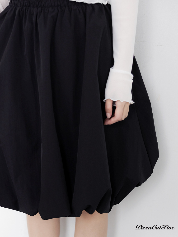 花苞輪廓及膝裙 PizzaCutFive PCF262492028