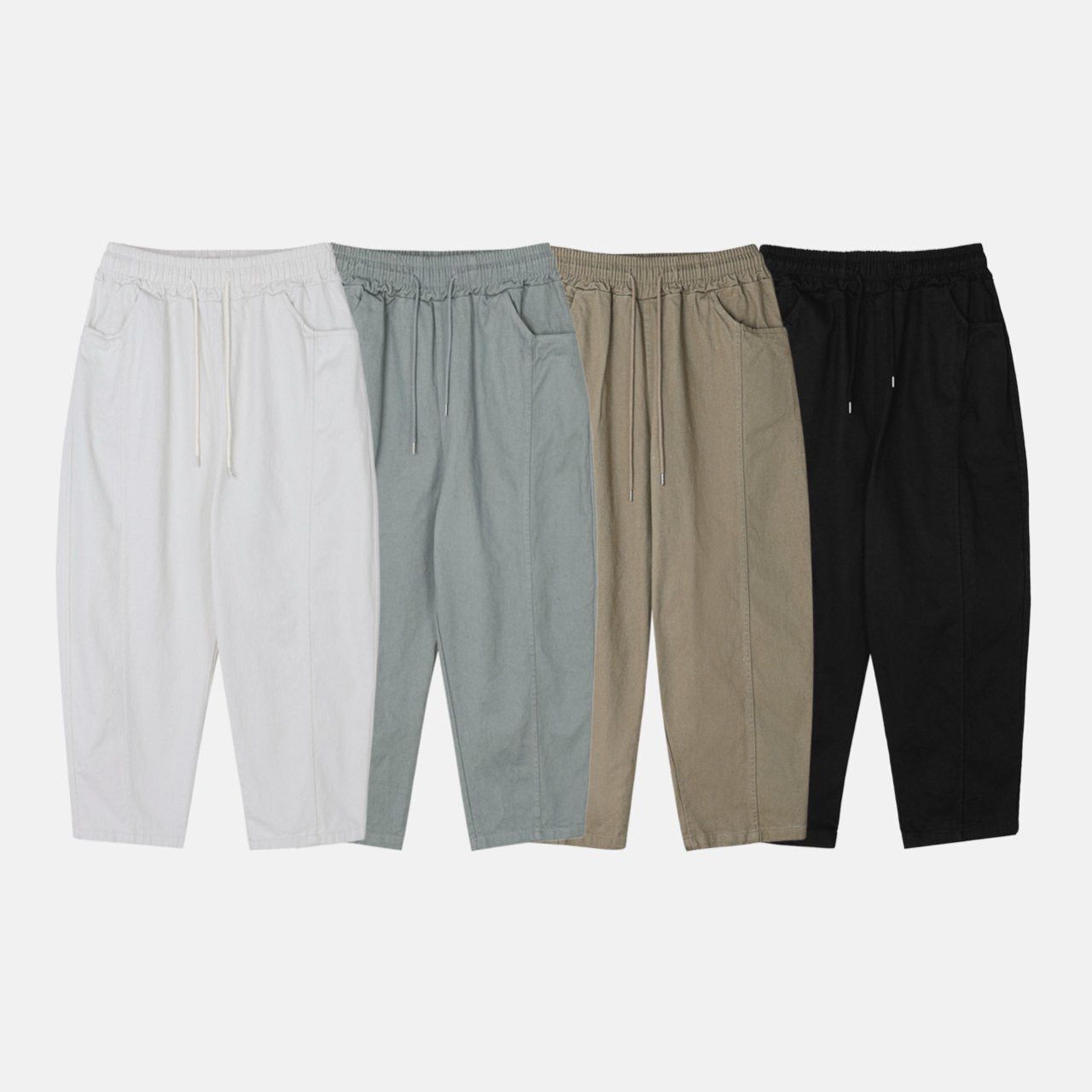 淨色鬆身褲 PEACOCK-174P