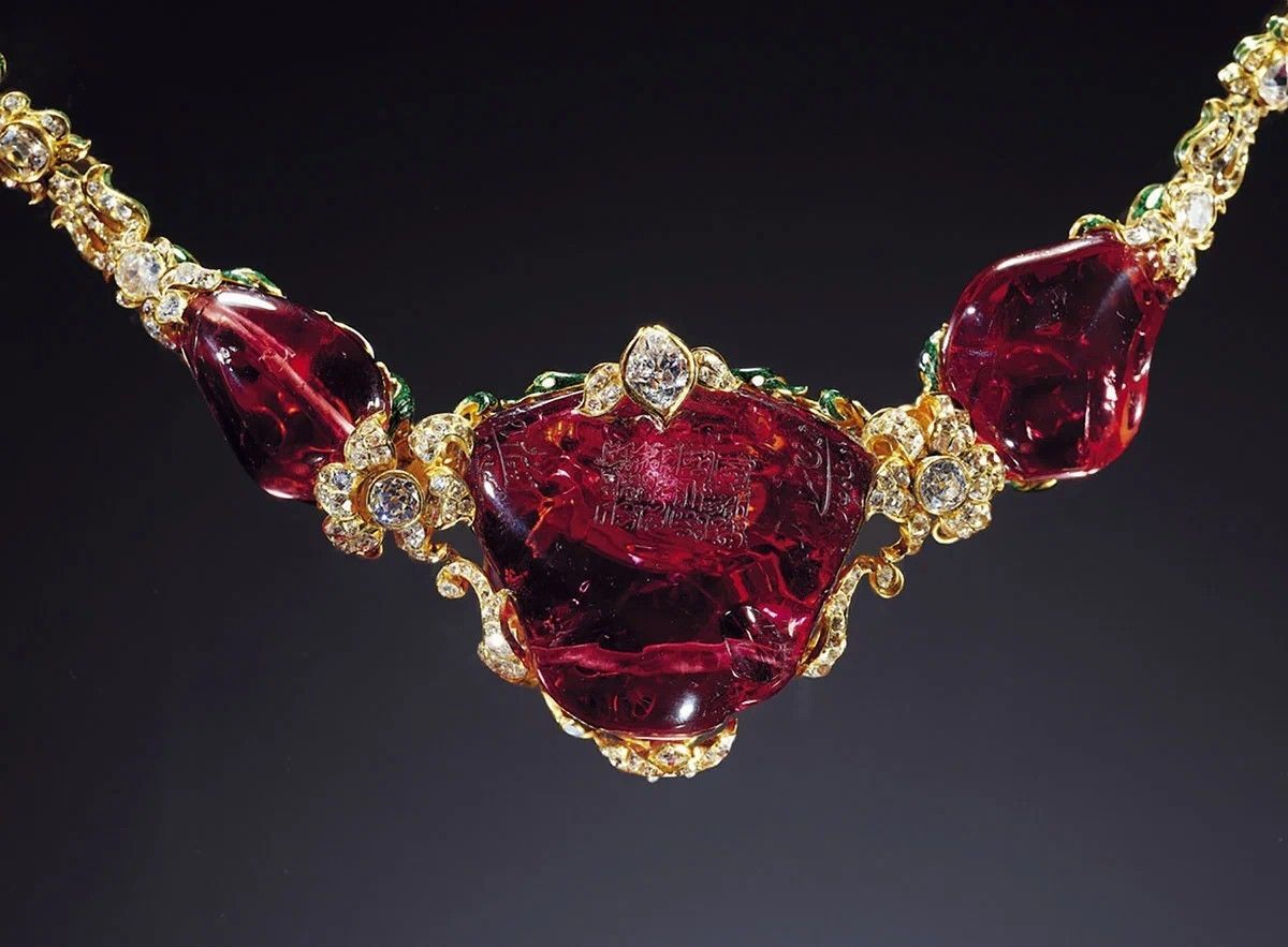 The timur ruby necklace.