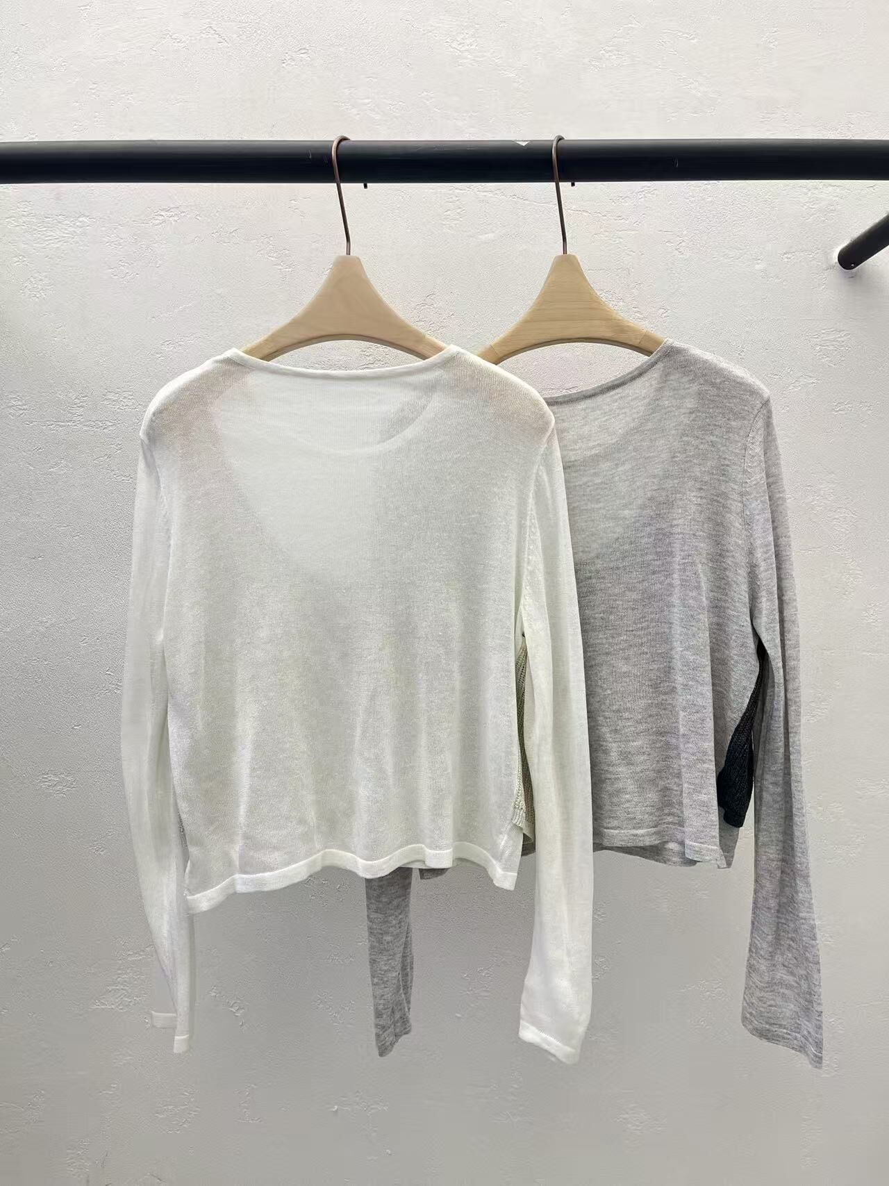 AB6034 兩件式層次針織背心