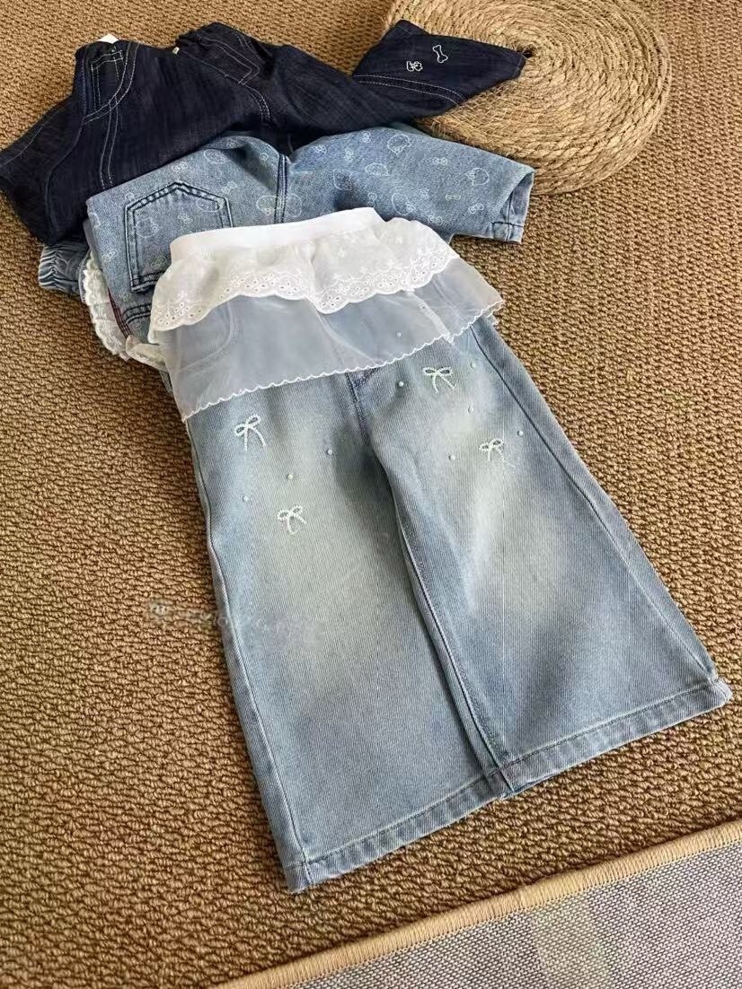 甜心蝴蝶結牛仔褲