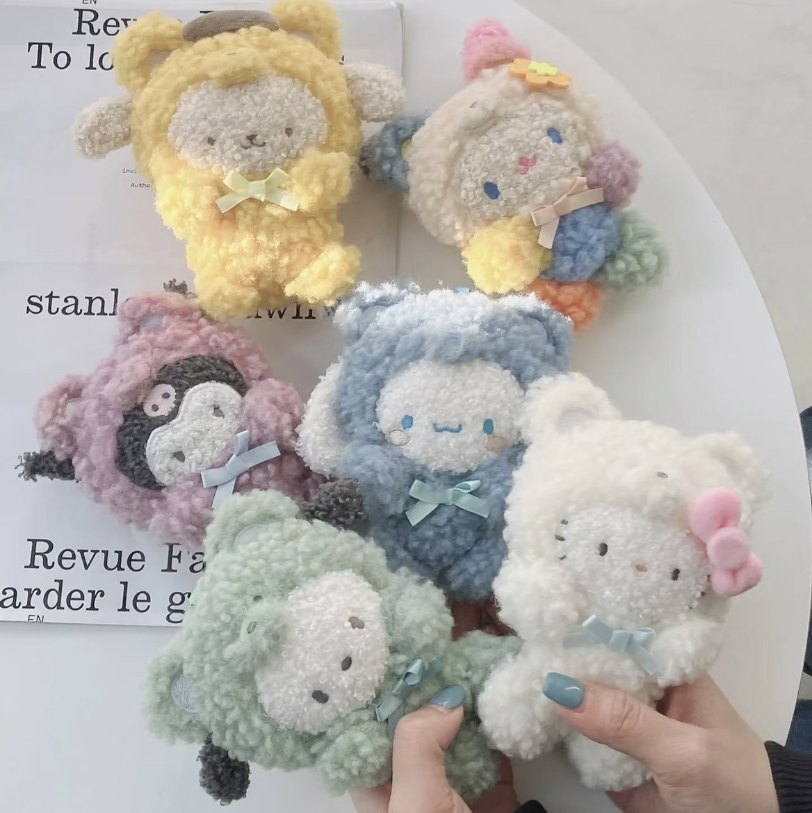 新品💞（預購）SANRIO X AS KNOW AS plus 三麗鷗毛絨小熊造型吊飾