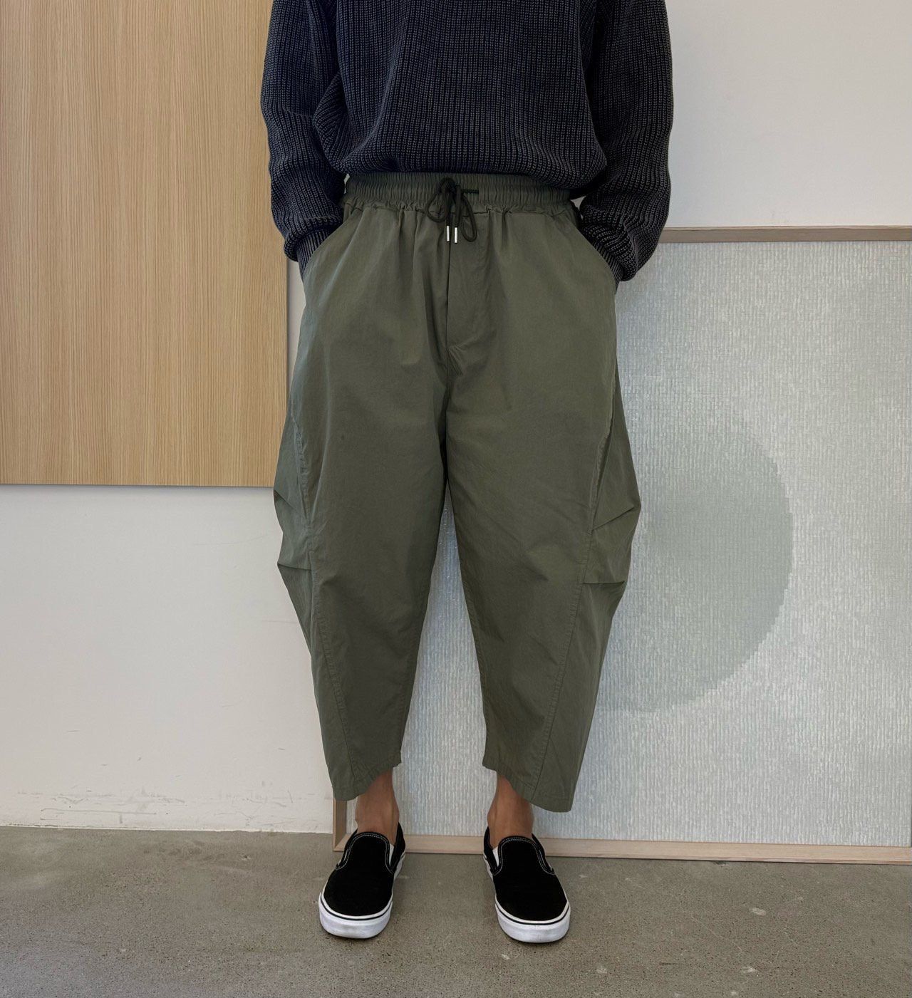 淨色鬆身褲 PEACOCK-178P