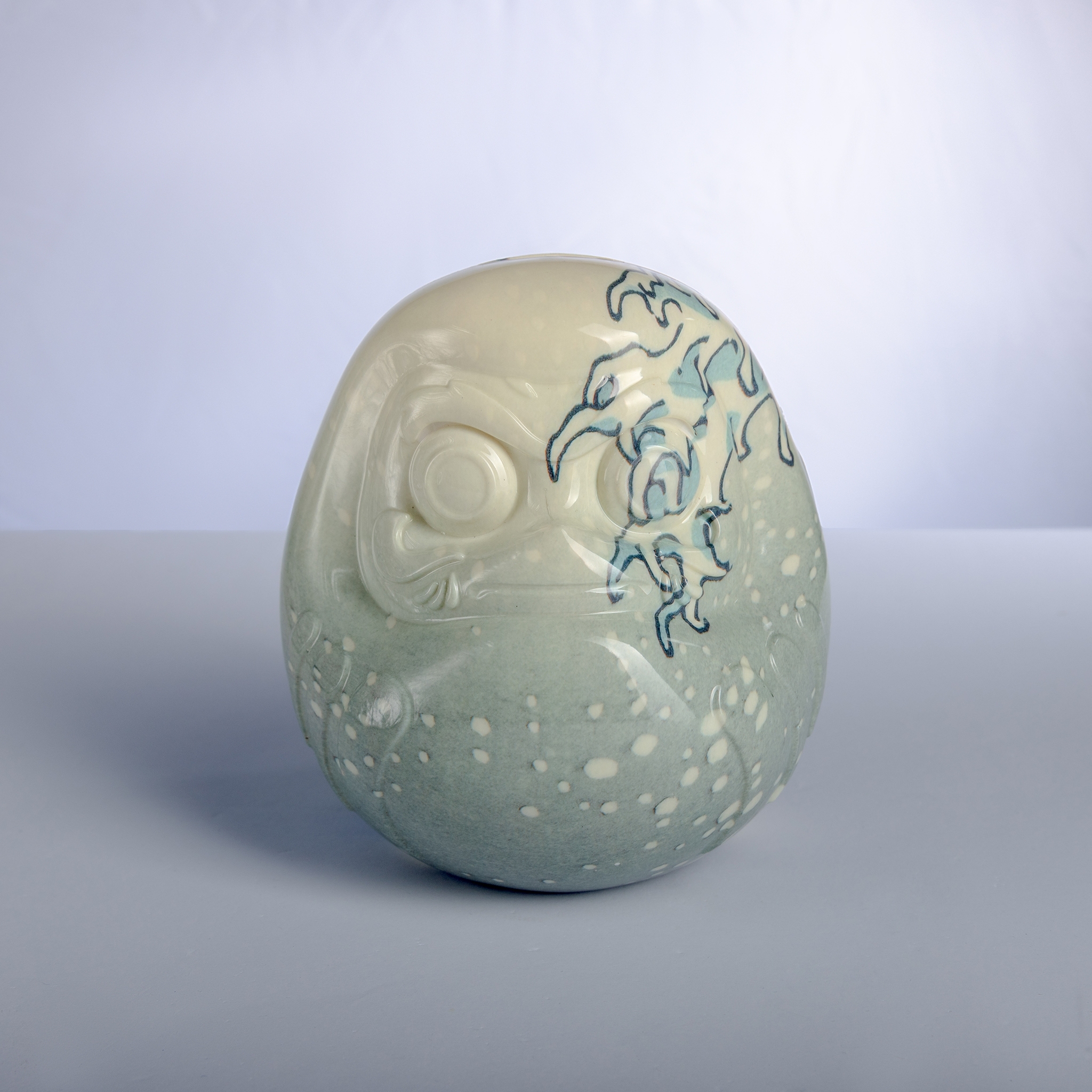 XCTRL 元気DAMO存錢筒達摩-神奈川沖浪裏