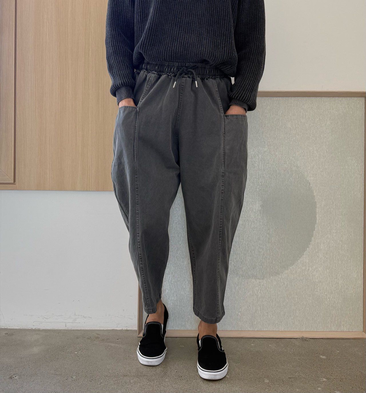 淨色鬆身褲 PEACOCK-179P