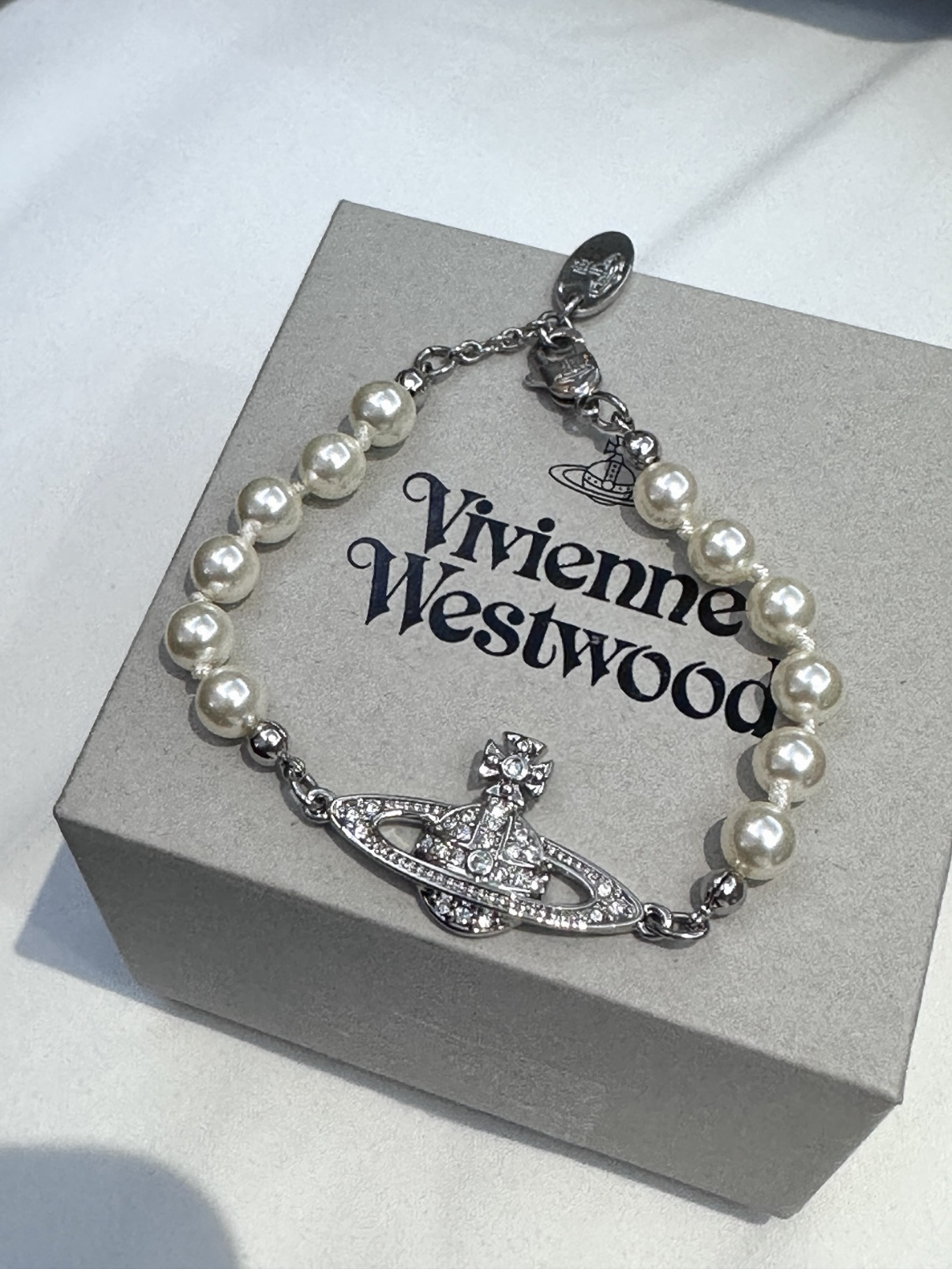 限量接單❤️‍🔥（預購）英國Vivienne Westwood 經典珍珠土星手鍊✨✨