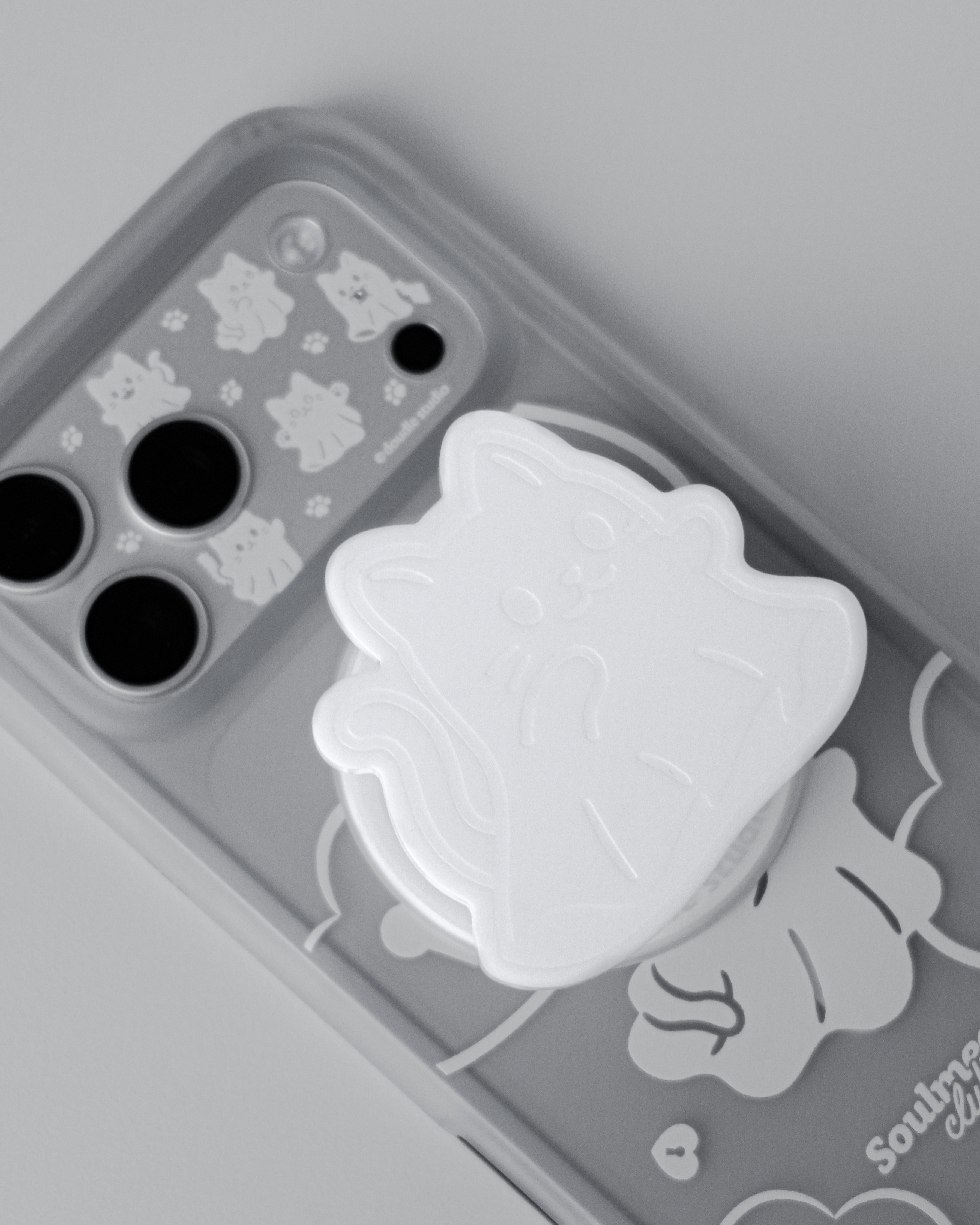 Magsafe engraved phone grip - naughty soulmeow