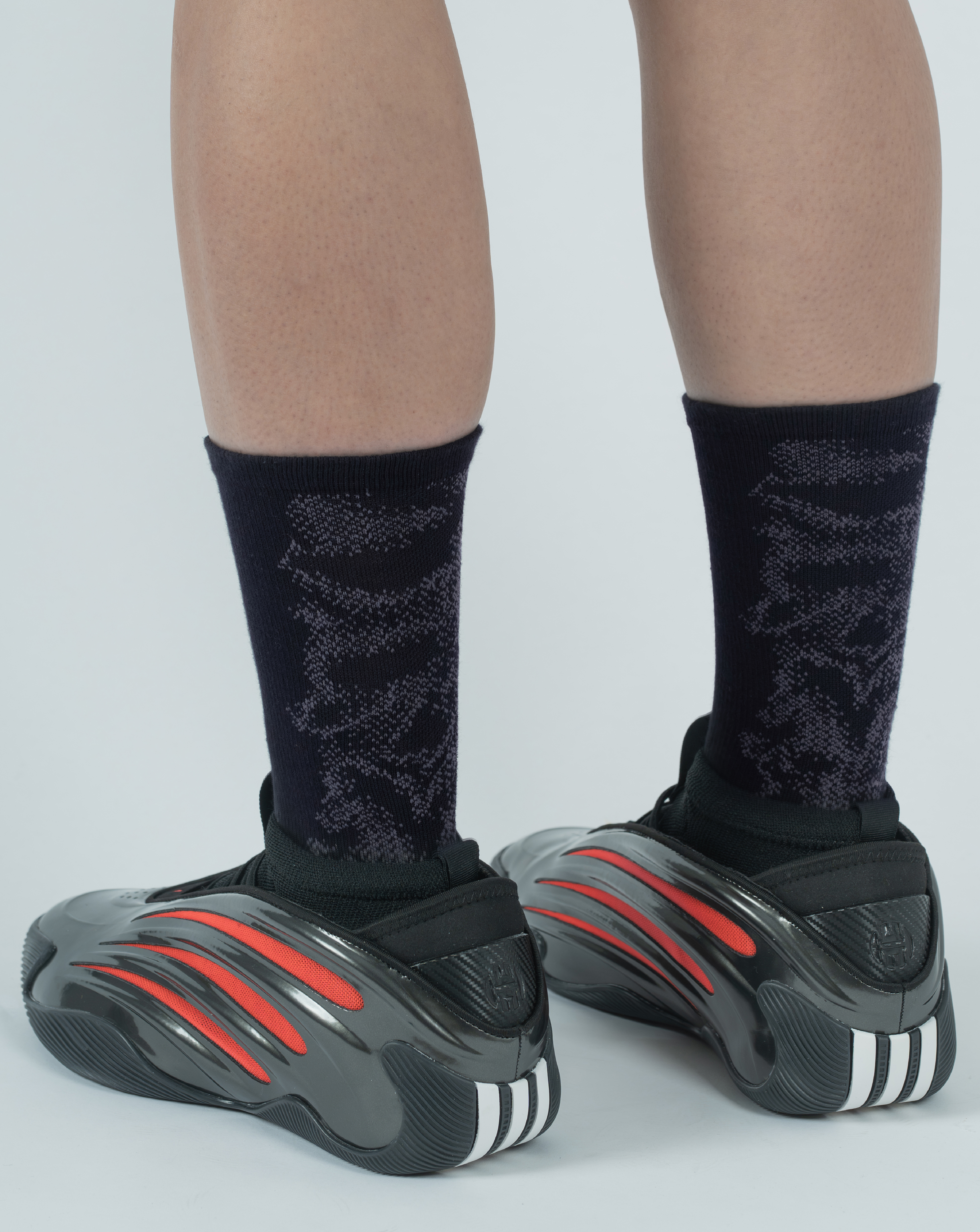 nozzle quiz®｜LANDING 中高筒休閒襪 (迷黑/迷灰/迷黃)