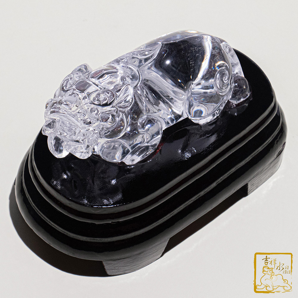 白水晶貔貅 175g 招財旺運