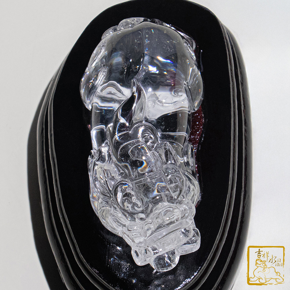 白水晶貔貅 190g 招財旺運