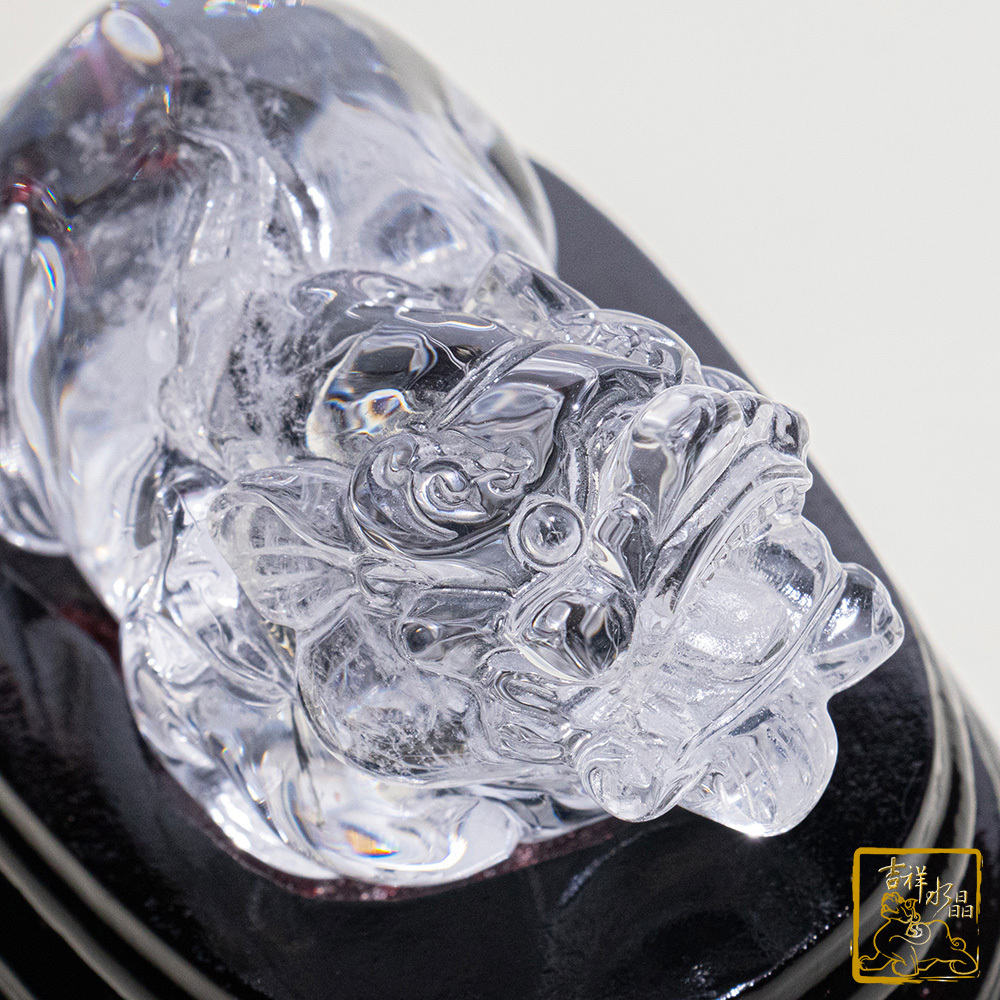 白水晶貔貅 280g 招財旺運