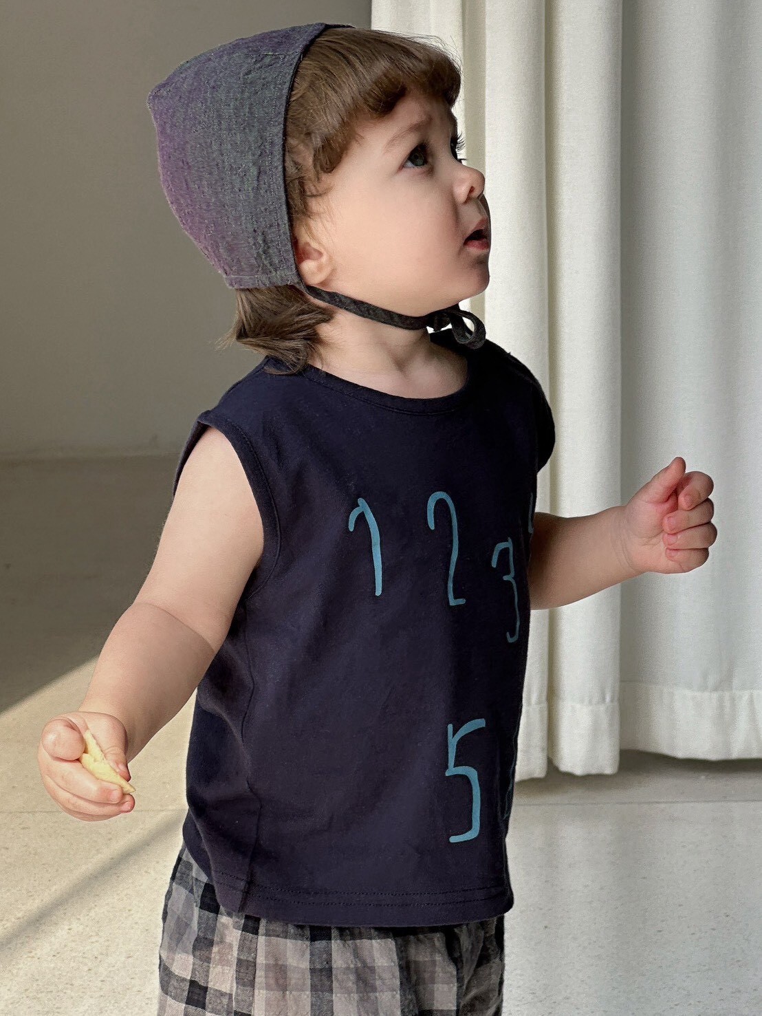 小男友感格紋短褲