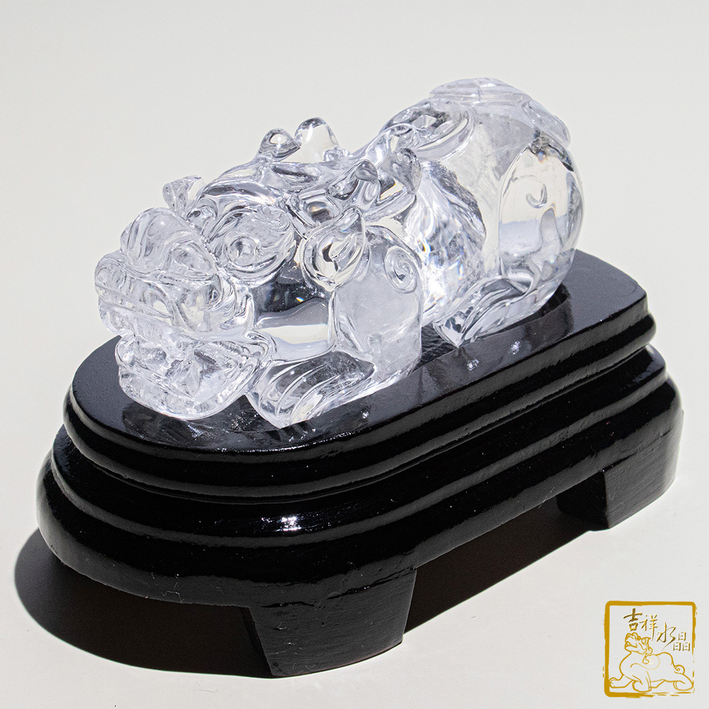 白水晶貔貅 264g 聚財納福