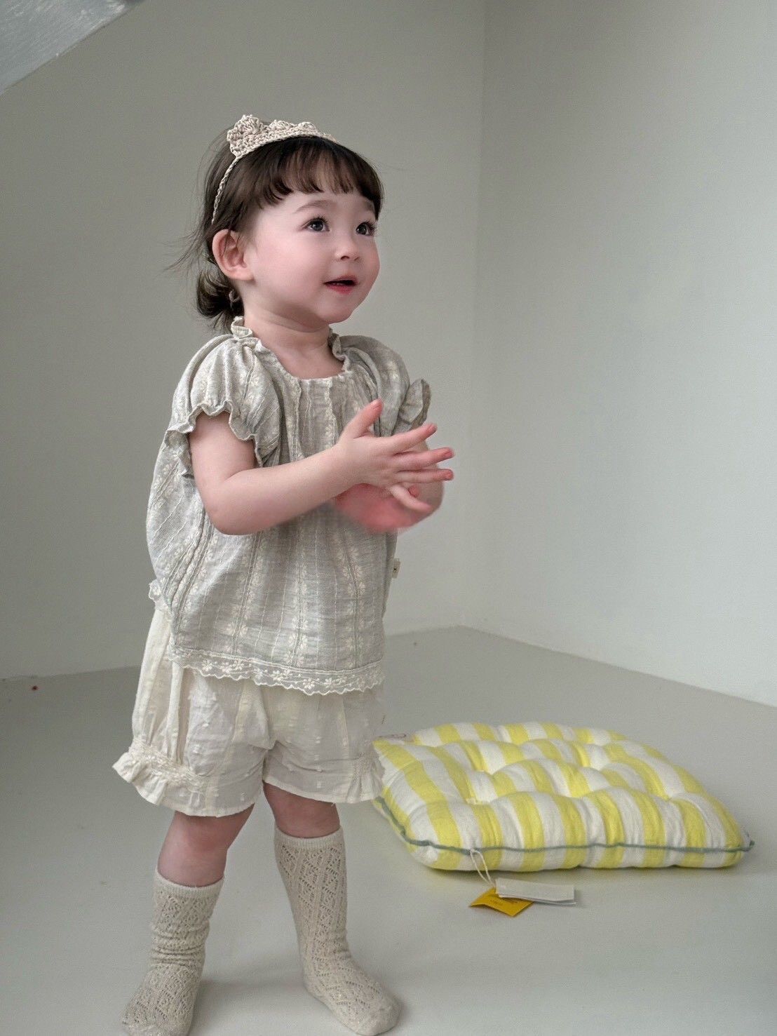 日系氣質花紋套裝