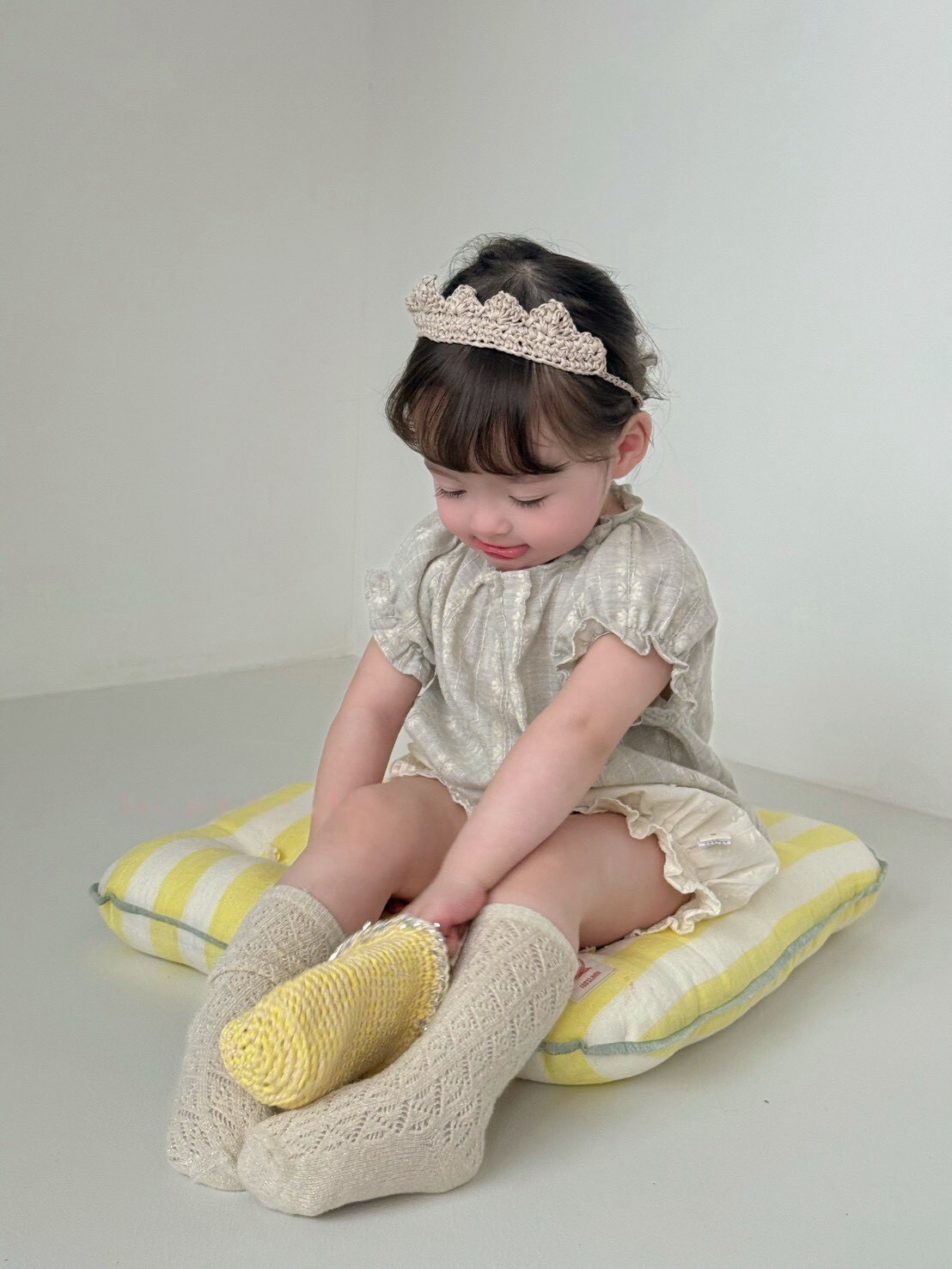 日系氣質花紋套裝