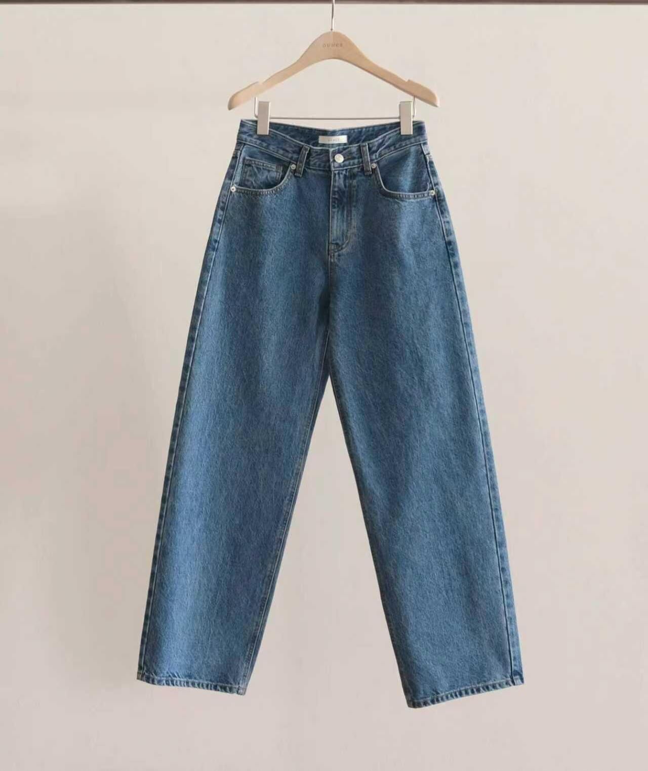 OU6065 復古高腰牛仔褲