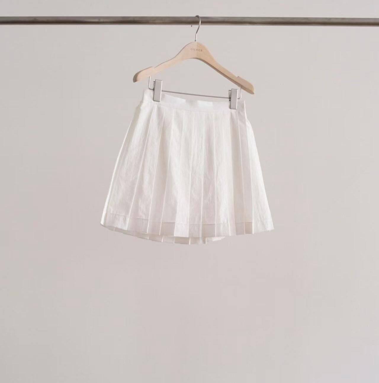 OU6069 襯衫料百褶裙