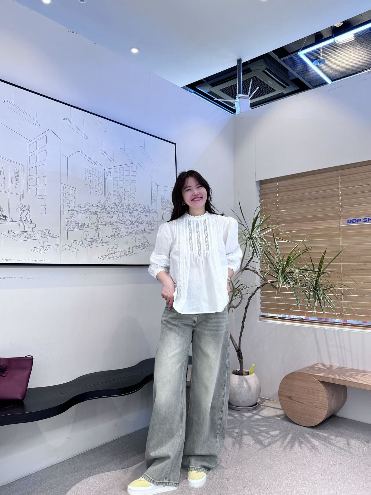 AB6021 宮廷純棉蕾絲長袖襯衫