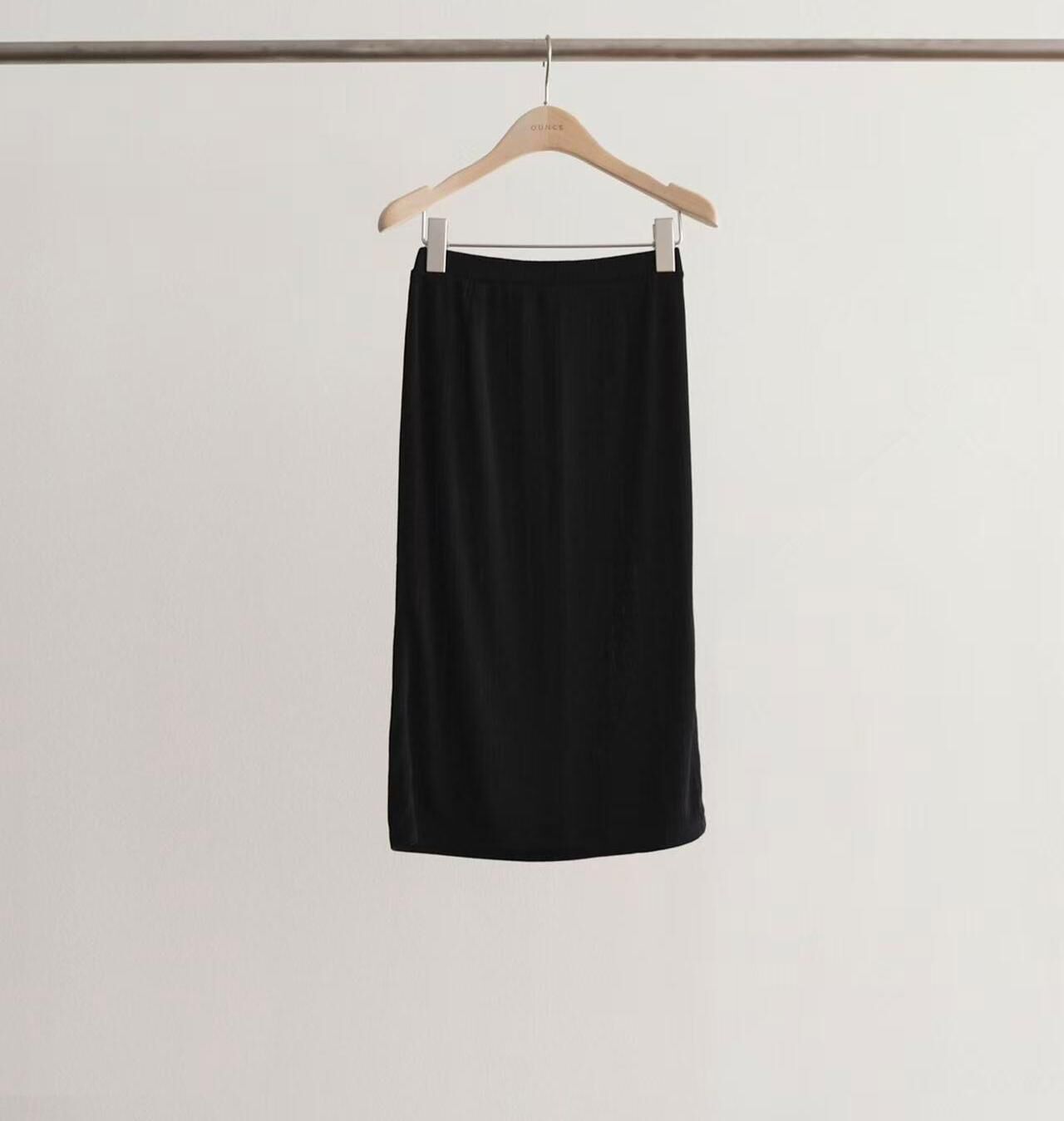 OU6078 棉質彈性長裙