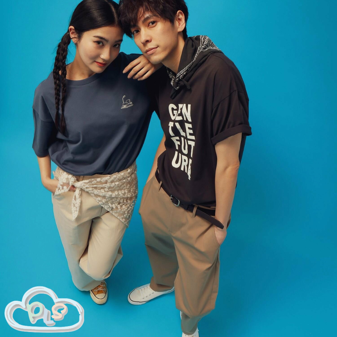 現貨 男女同款短袖  GENTLE FUTURE T-Shirt（時光機） 多啦A夢 Global Work 海軍藍色 #22979-1