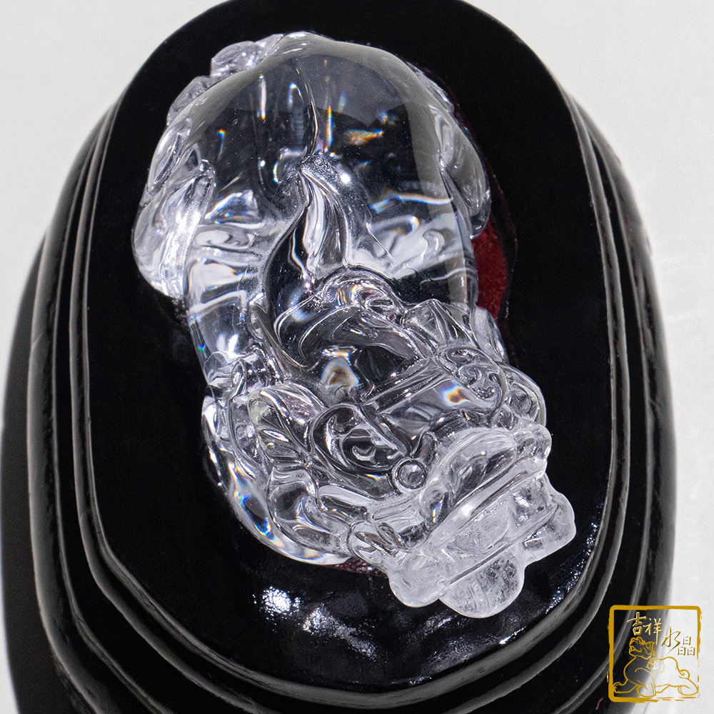 白水晶貔貅 119g 聚財納福