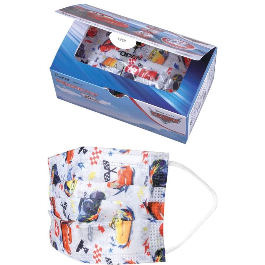 Skater兒童平面口罩30個-反斗車王