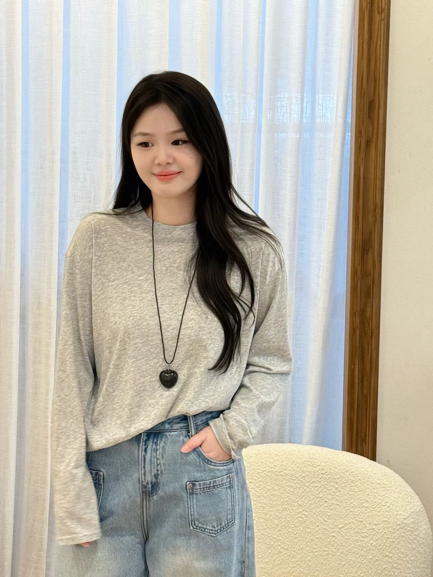 ABB6052 混色長袖T