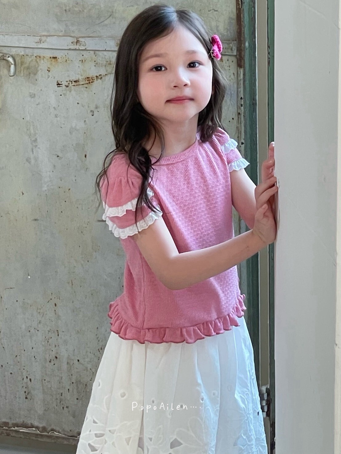 草莓粉甜心上衣