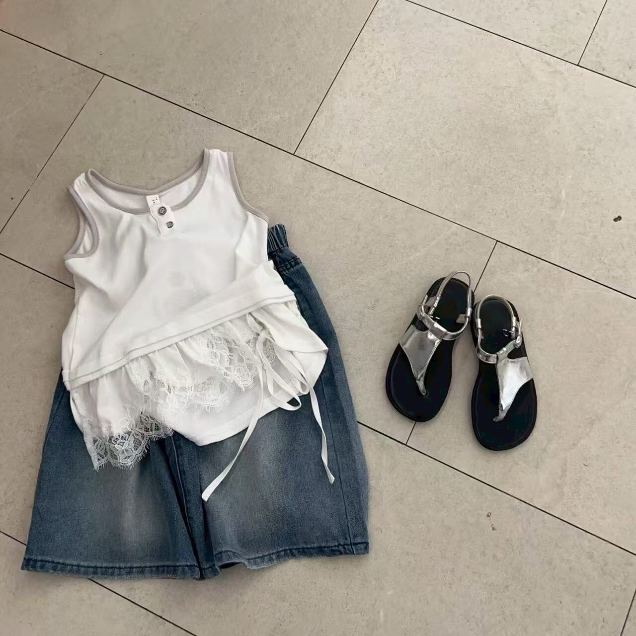 小仙女白色上衣