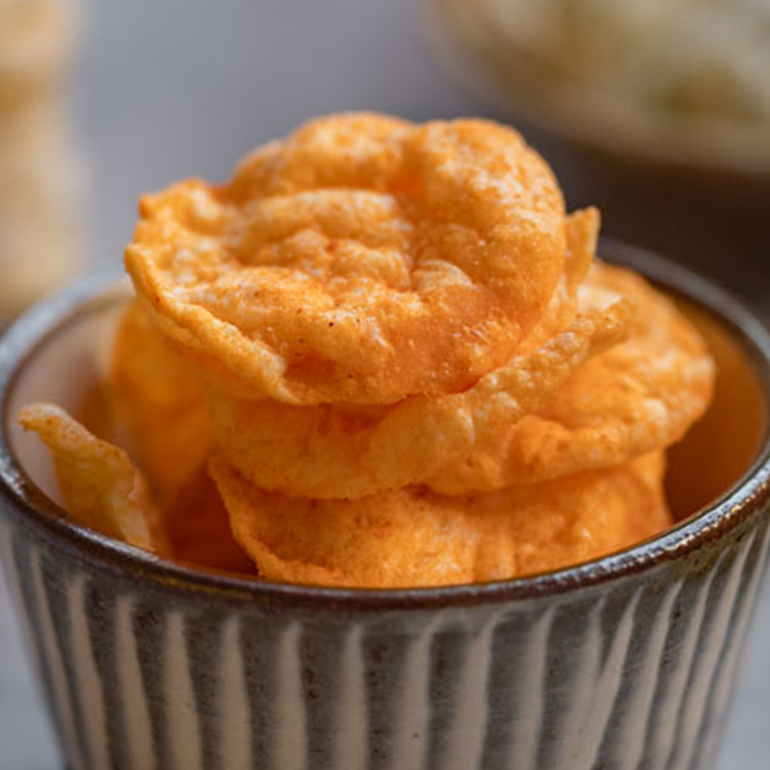 丹尼船長 - 非油炸米的洋芋片 爆香蒜辣味 120g/包