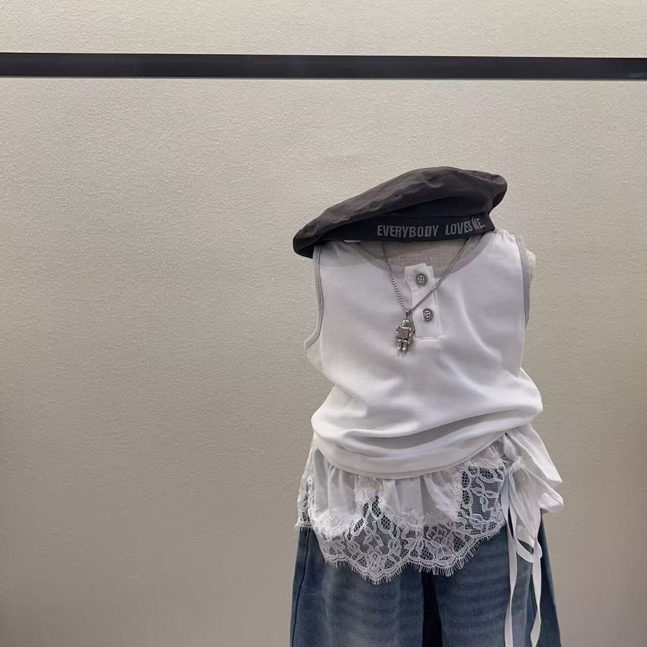 小仙女白色上衣