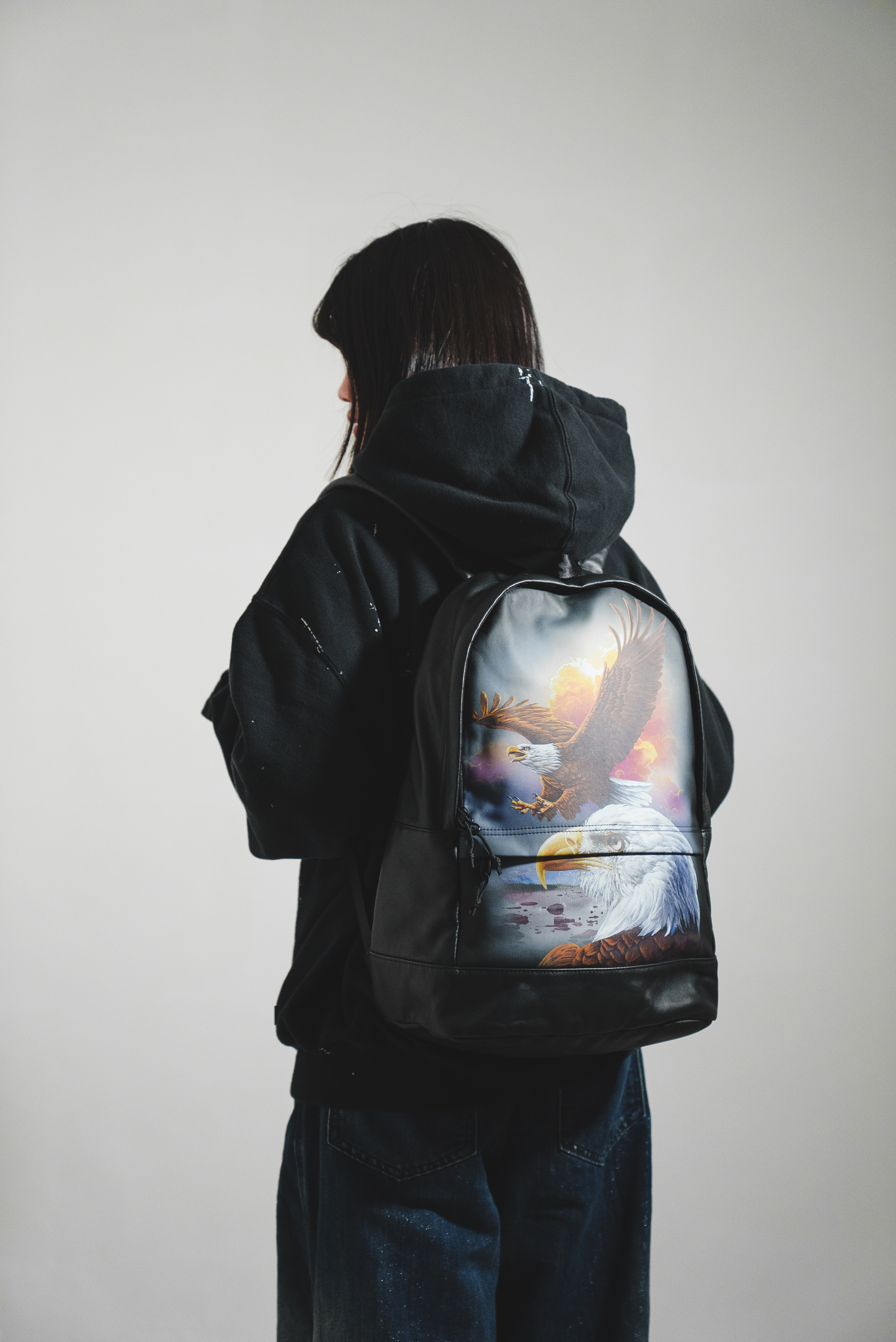 【Focus Store】現貨秒發 Supreme SS26 Week4 x MM6 Maison Margiela Eagle Leather Backpack 老鷹皮革後背包