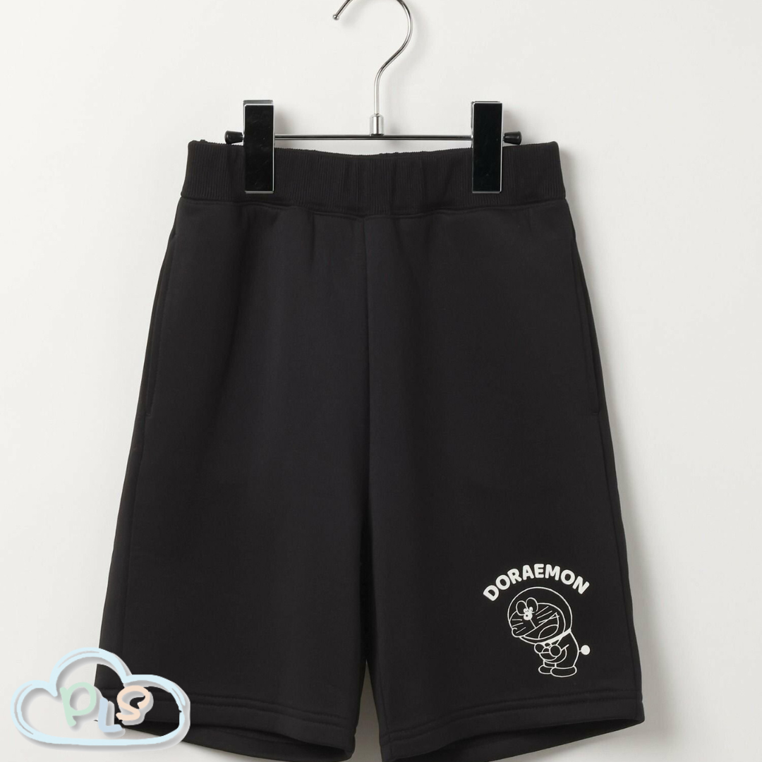 現貨 兒童款短褲 GENTLE FUTURE 多啦A夢 Global Work 黑色 #22985-1