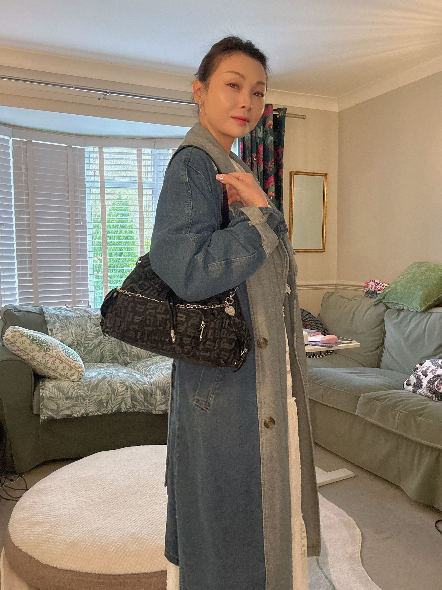 英國代購 (獨立訂單)-JUICY COUTURE Black & Grey Grab Bag