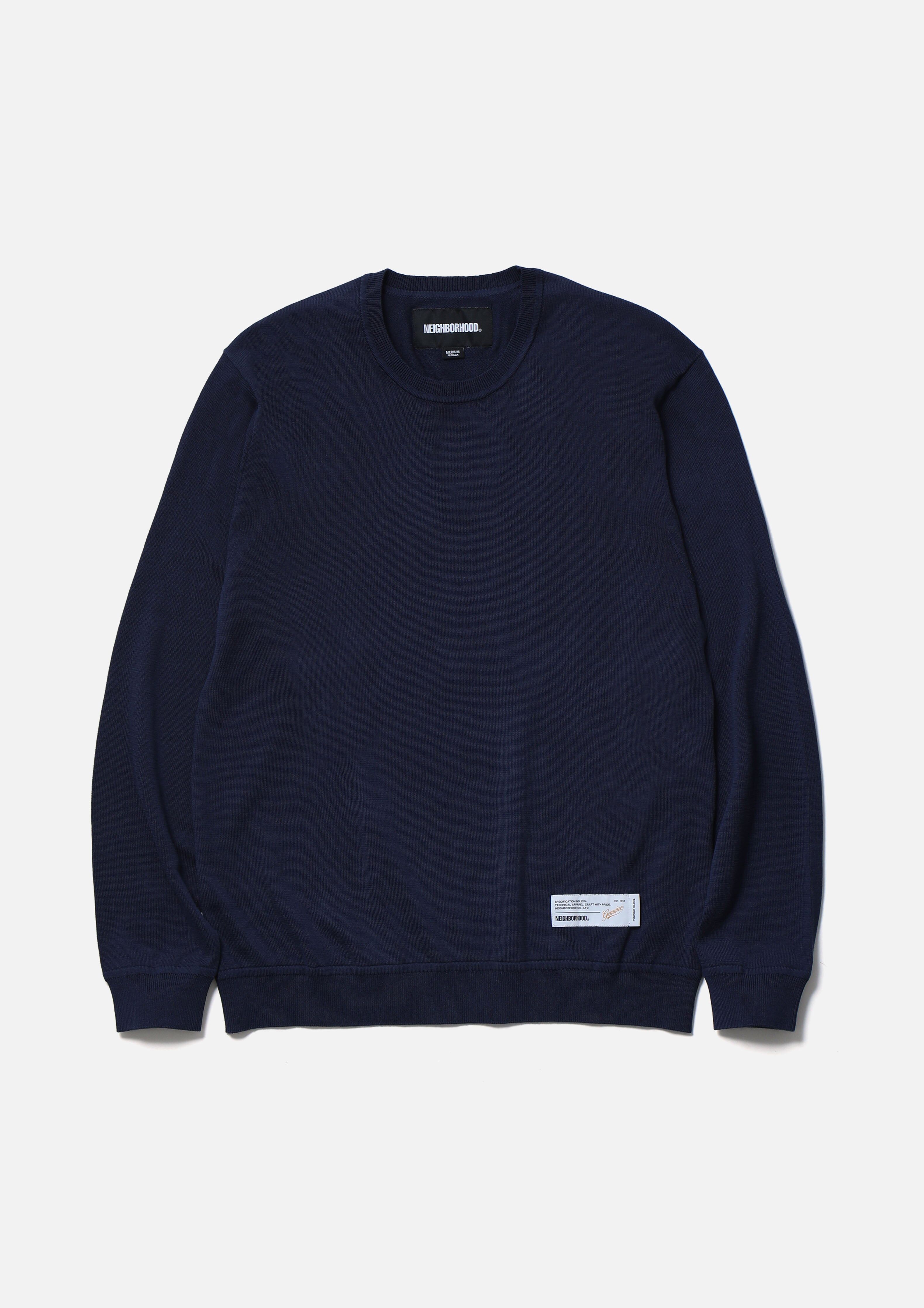 【NEIGHBORHOOD 】 0324 發售PLAIN CREWNECK SWEATER