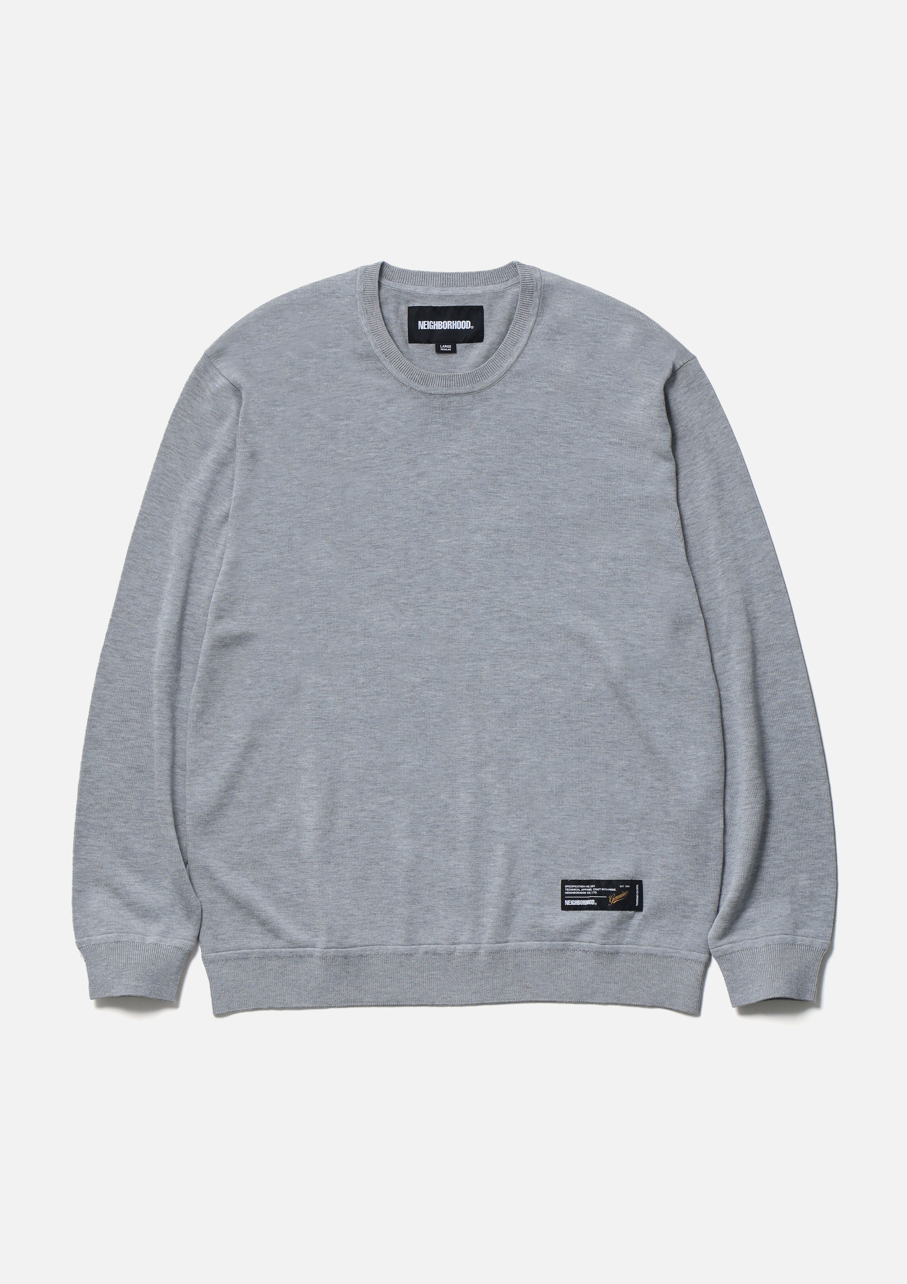 【NEIGHBORHOOD 】 0324 發售PLAIN CREWNECK SWEATER