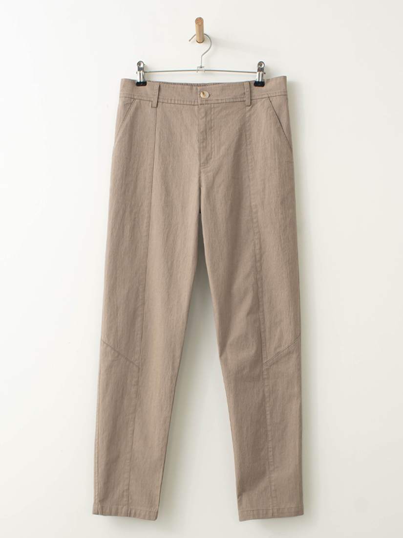 貓咪口袋竹節棉牛仔九分褲